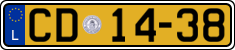 License plate of Luxembourg, Diplomatic
