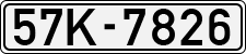 License plate of Vietnam, Cars