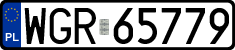 License plates of Poland, Regular car plates