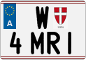 License plate of Austria, Regular plates