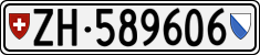 License plate of Switzerland, Cars
