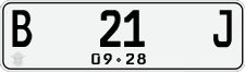 License plate of Indonesia, Regular plates