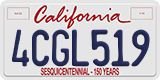 California, Vanity Plates