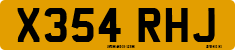 License plate of the United Kingdom, 1983 year system