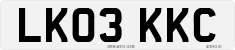 License plate of the United Kingdom, 2001 year system