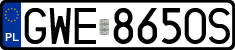 License plates of Poland, Regular car plates