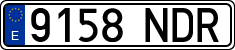 License plates of Spain, Ordinary (2000)