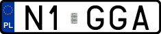 License plates of Poland, Vanity Plates
