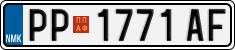 License plate of North Macedonia, Regular plates (2012)