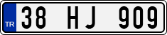 License plate of Turkey, Regular plates