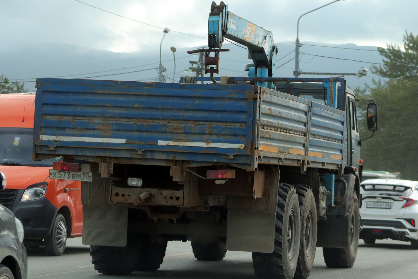 х 573 вм 65, KamAZ 4310/4311 43105/43106, 1981­–1995