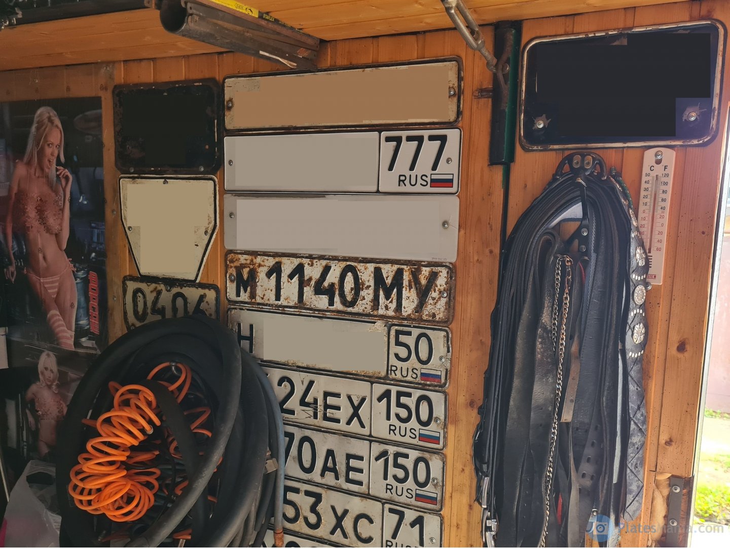 м 1140 МУ, License plate without vehicle 