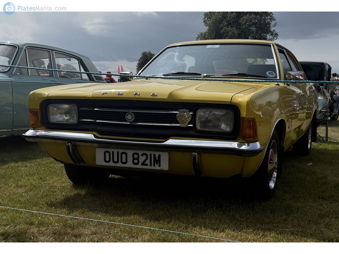 OUO821M, Ford Cortina 3rd gen 4-door Sedan (Mk3; TC), 1970–1976