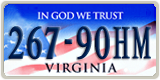 Virginia, In God We Trust (123-45AB)