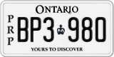 Ontario, PRP, Truck, Bus (AB1-234)