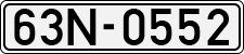 License plate of Vietnam, Cars