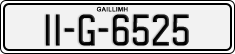 License plate of Ireland, Regular plates