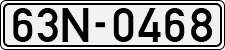 License plate of Vietnam, Cars