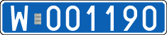 License plates of Poland, Diplomatic