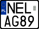 License plates of Poland, Special vehicles and motorcycles