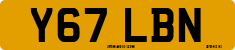 License plate of the United Kingdom, 1983 year system
