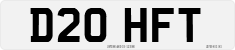 License plate of the United Kingdom, 1983 year system