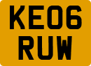 License plate of the United Kingdom, 2001 year system