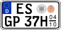 German license plate, Seasonal plates (Oldtimers)