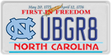 North Carolina, Specialty plates (XXXX(X))