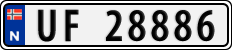 License plate of Norway, Cars