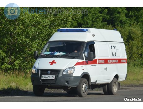 н493рк142, GAZ 3221 ГАЗель