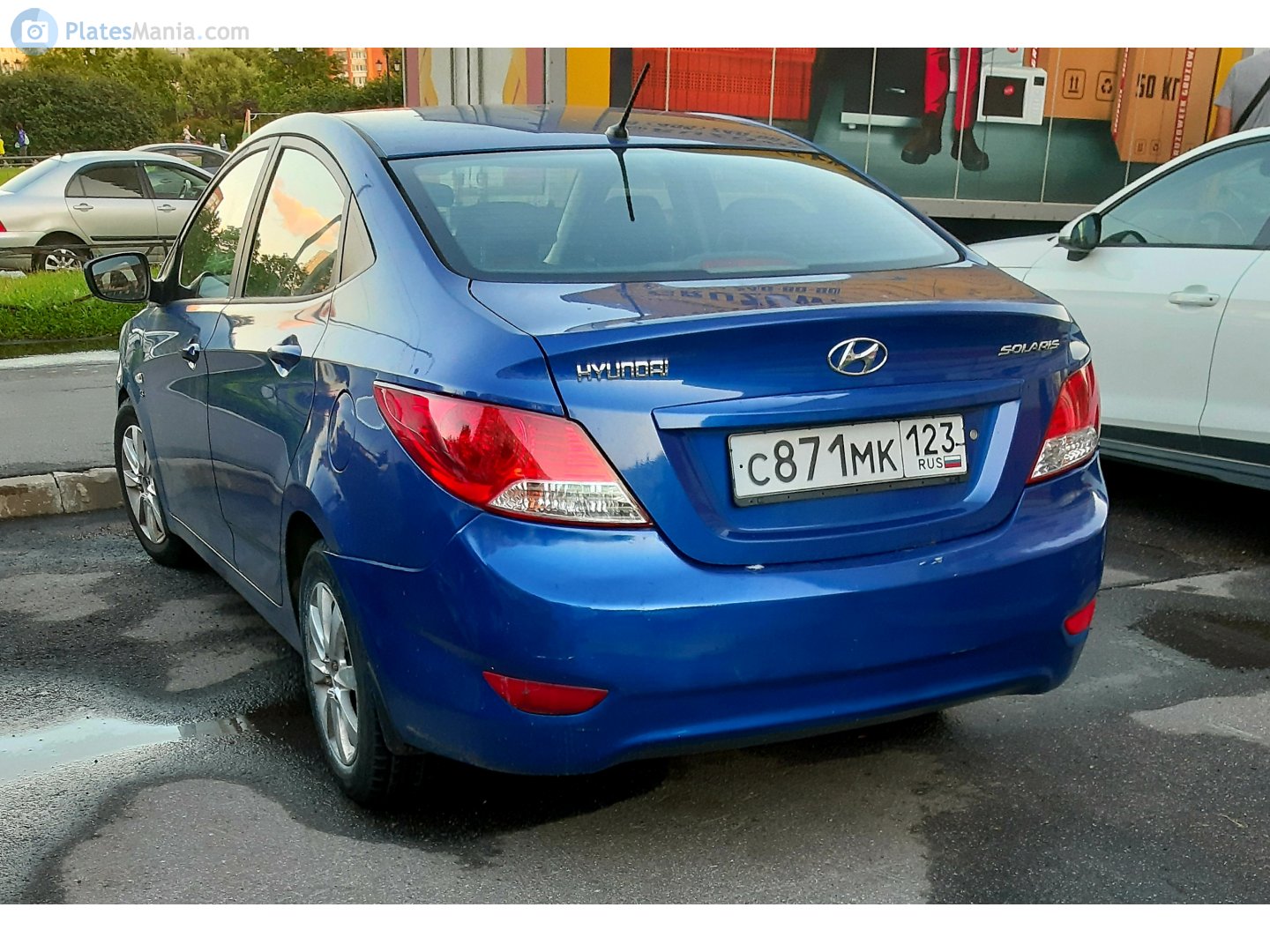 с 871 мк 123, Hyundai Solaris 1st gen Sedan (RB), 2011–2014
