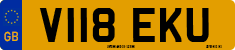 License plate of the United Kingdom, 1983 year system