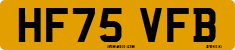 License plate of the United Kingdom, 2001 year system
