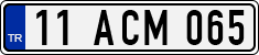 License plate of Turkey, Regular plates