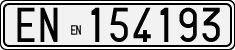 License plate of Italy, Cars (1927 year series)