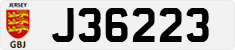 License plate of Jersey, Regular plates (J123456)