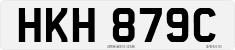 License plate of the United Kingdom, 1963 year system