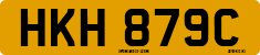 License plate of the United Kingdom, 1963 year system