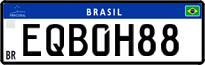 License plate of Brazil, Private owners (Mercosul)