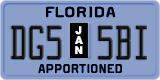 Florida, Apportioned (A12 34B)