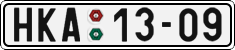 License plate of the Czech Republic, Cars (1960)