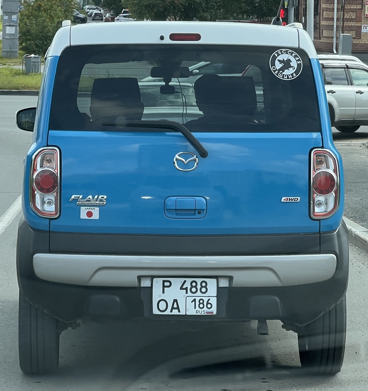 р 488 оа 186, Mazda Flair Crossover 1st gen (MS3/MS4; JP-market), 2014–2019