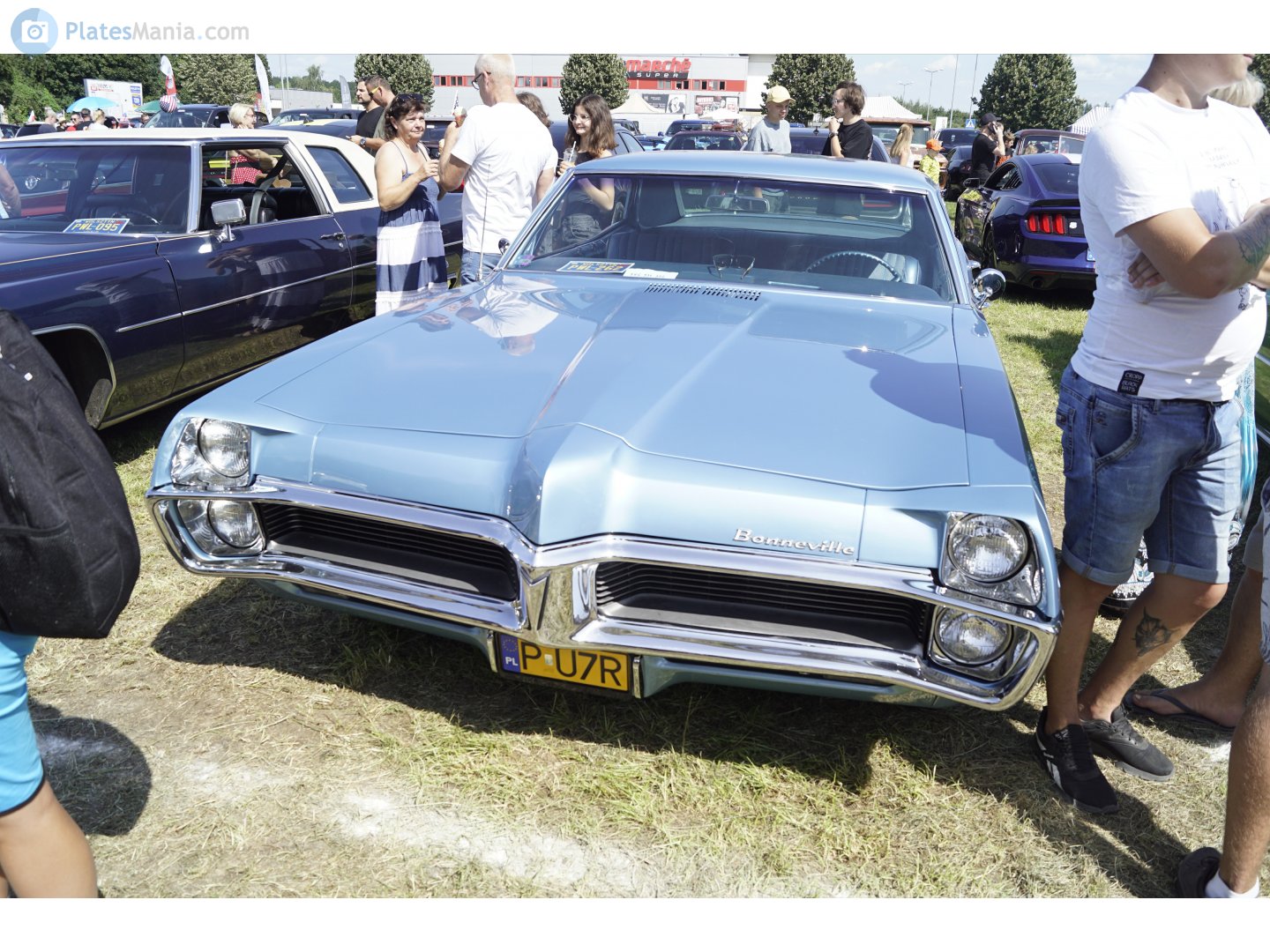 P U7R, Pontiac Bonneville 4th gen 1967 2-door Hardtop (26237/26287; B-body), 2nd facelift, 1966–1967