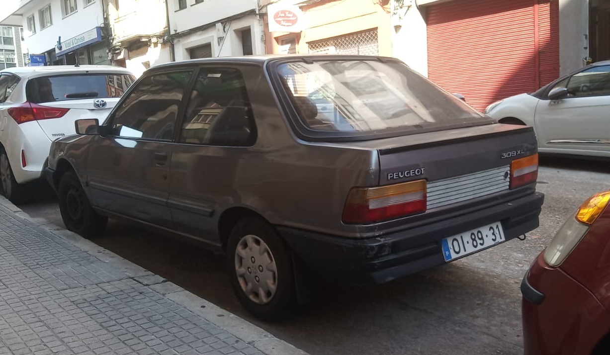 OI-89-31, Peugeot 309 1st gen 3-door Hatch (10A/C), 1985–1993