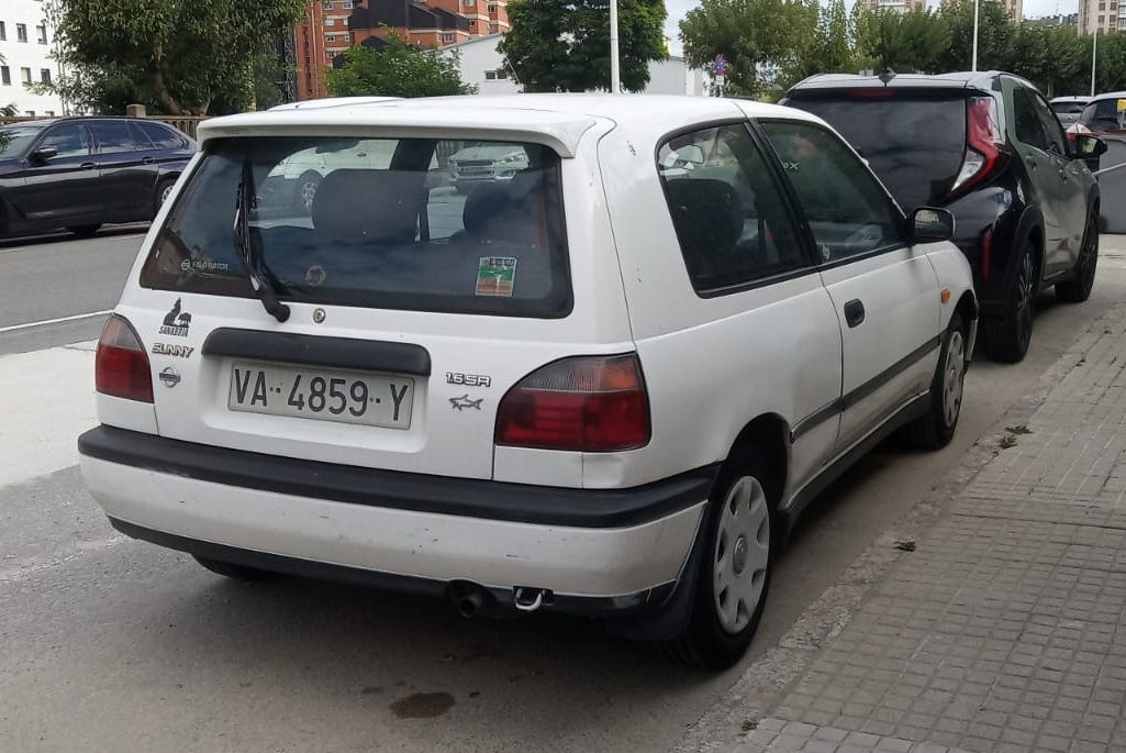 VA 4859 Y, Nissan Sunny 7th gen 3-door Hatchback (N14; EU-market), 1990–1996