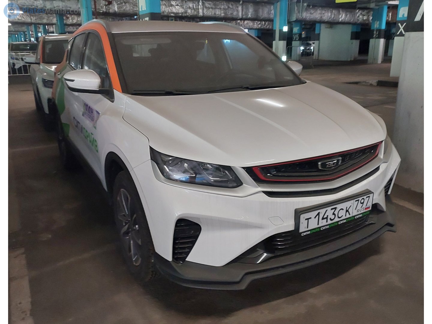 т 143 ск 797, BelGee X50 2023– (rebadged Geely Coolray)