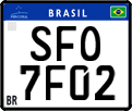 License plate of Brazil, Private owners (Mercosul)