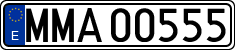 License plates of Spain, Official and military plates