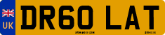 License plate of the United Kingdom, 2001 year system